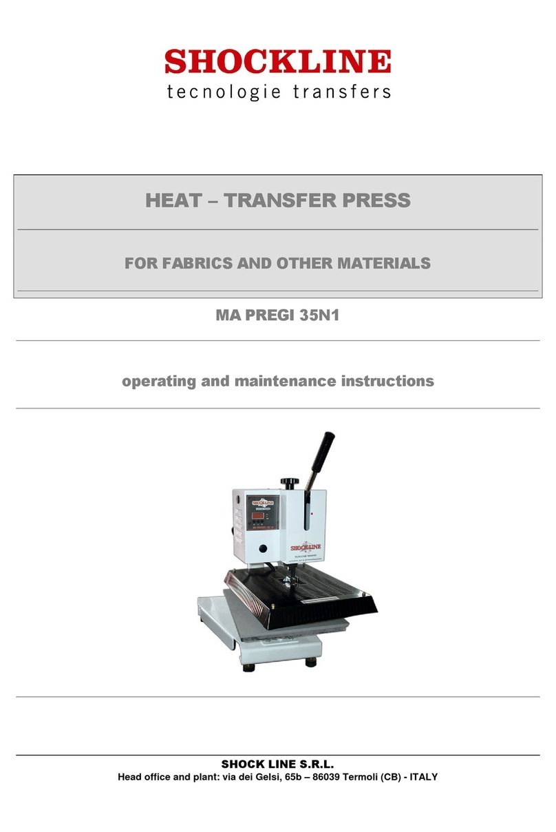Shock Line MA PREGI 35N1 Operating and maintenance instructions