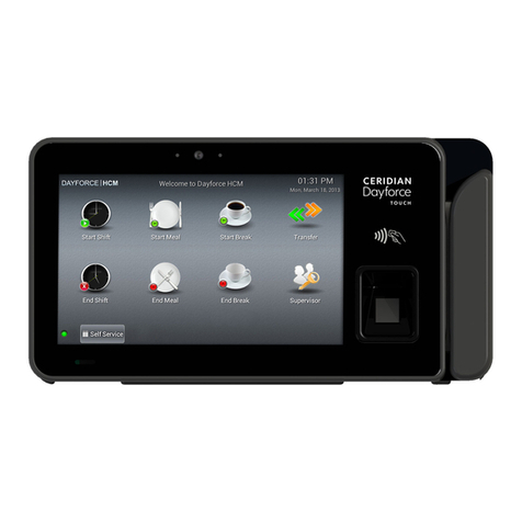 Ceridian Dayforce Touch Clock user manual Ceridian Dayforce Touch Clock user manual