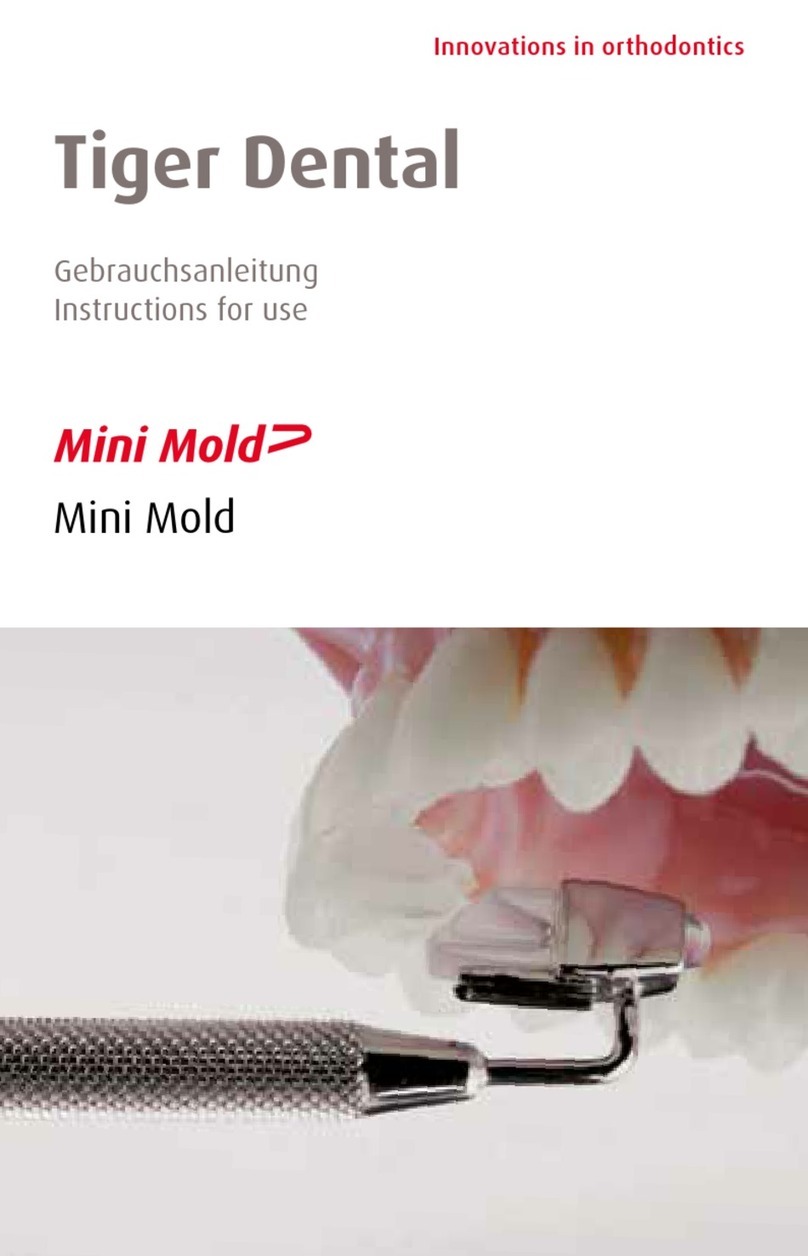 Tiger Dental Mini Mold Instructions for use