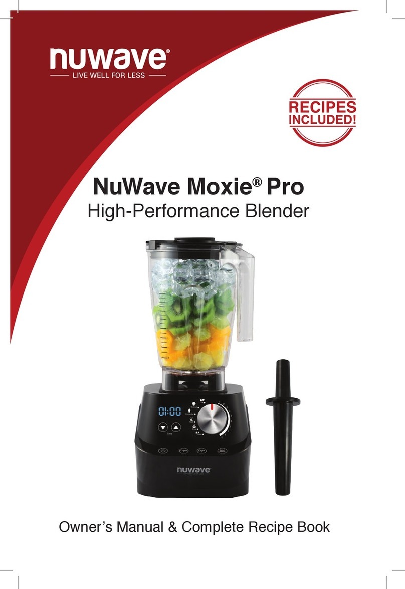 NuWave Moxie Pro owner's manual