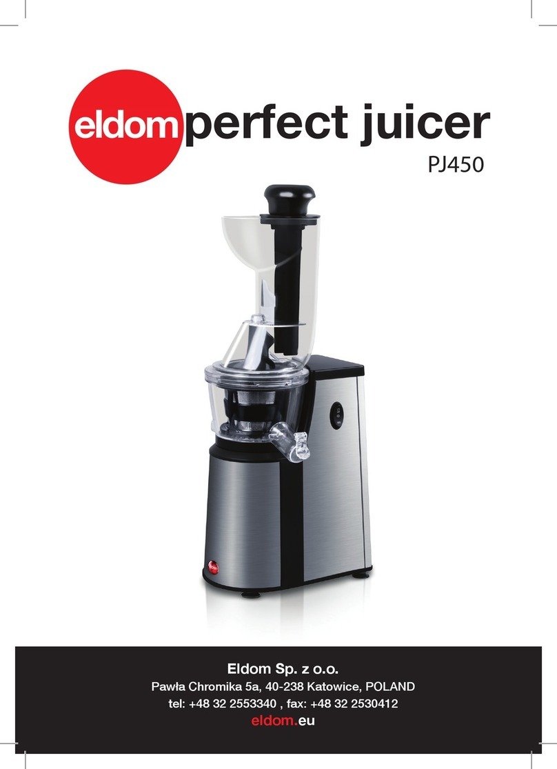 Eldom PERFECT JUICER PJ450 manual