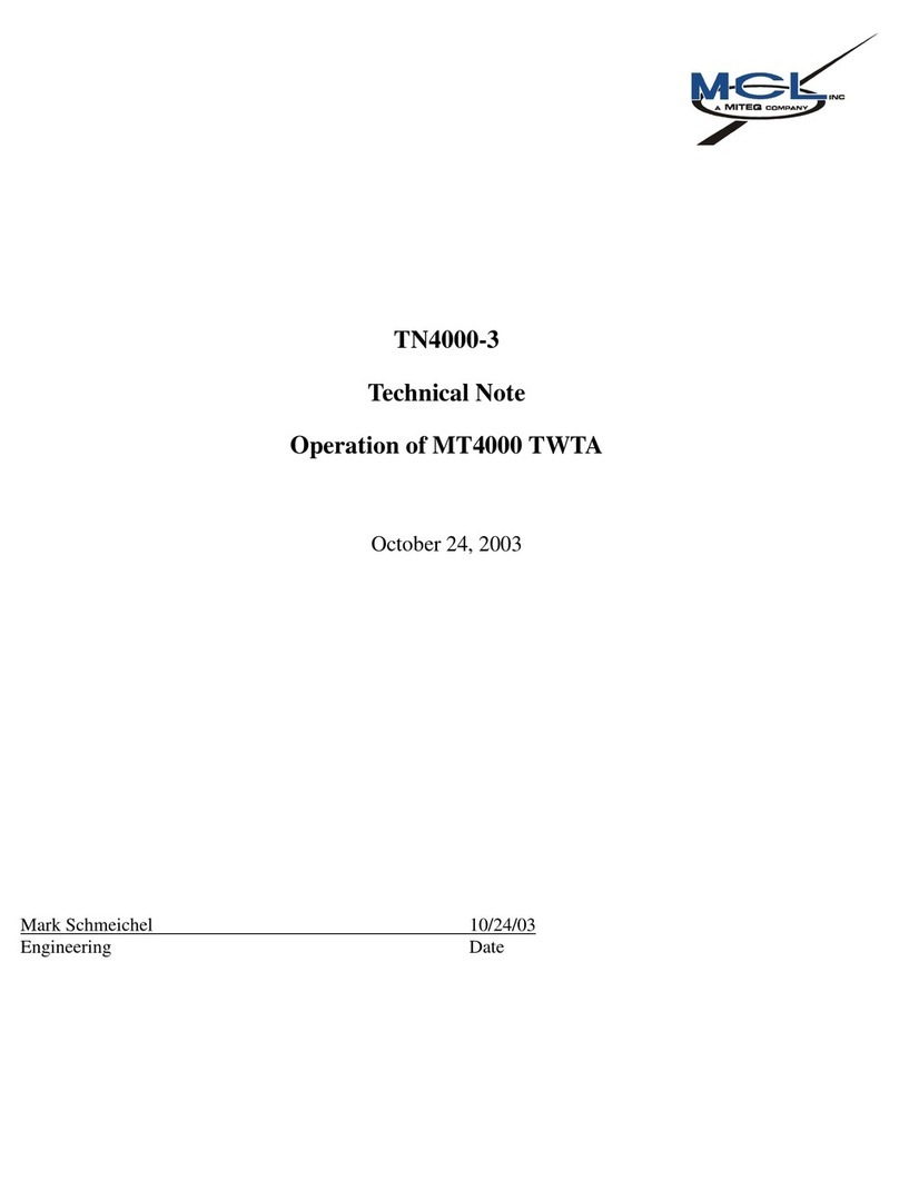 MCL MT4000 TWTA Technical note