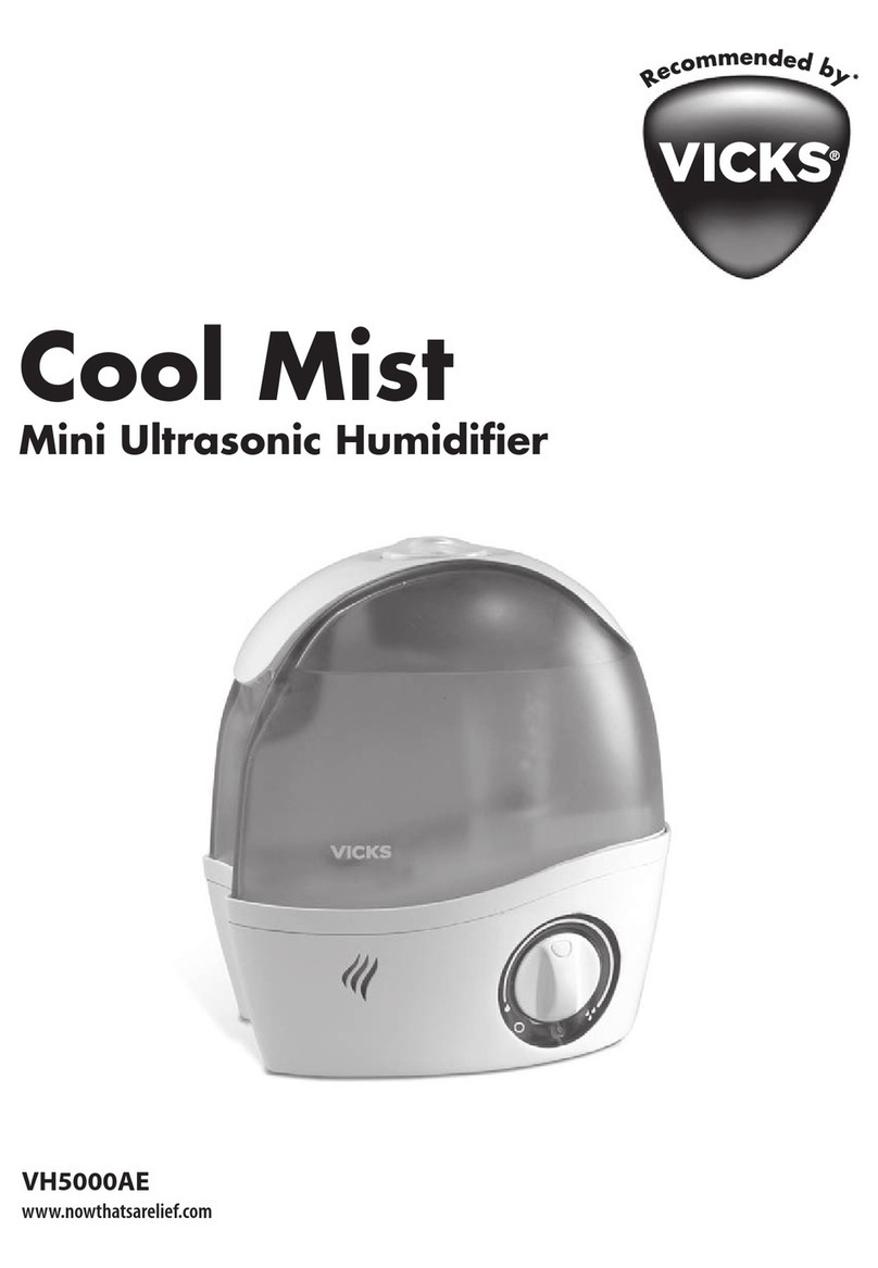 Vicks Cool Mist VH5000AE User manual