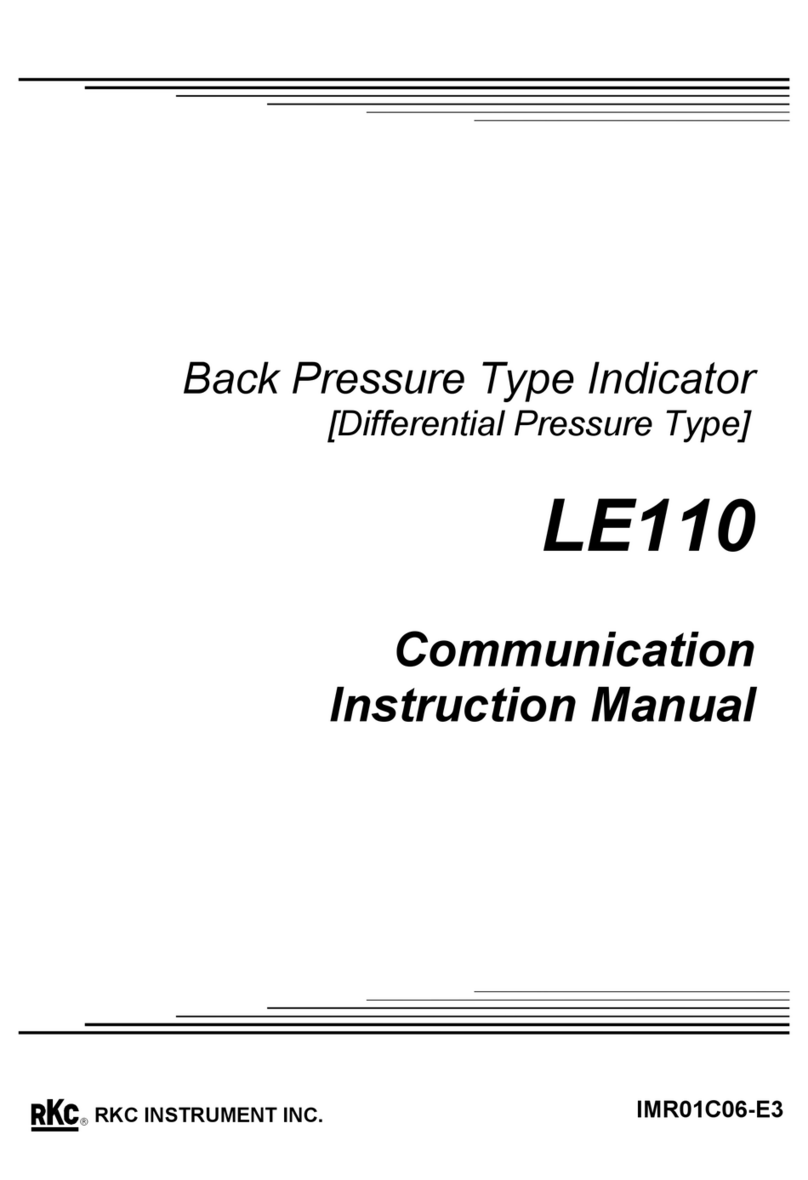 RKC INSTRUMENT LE110 instruction manual