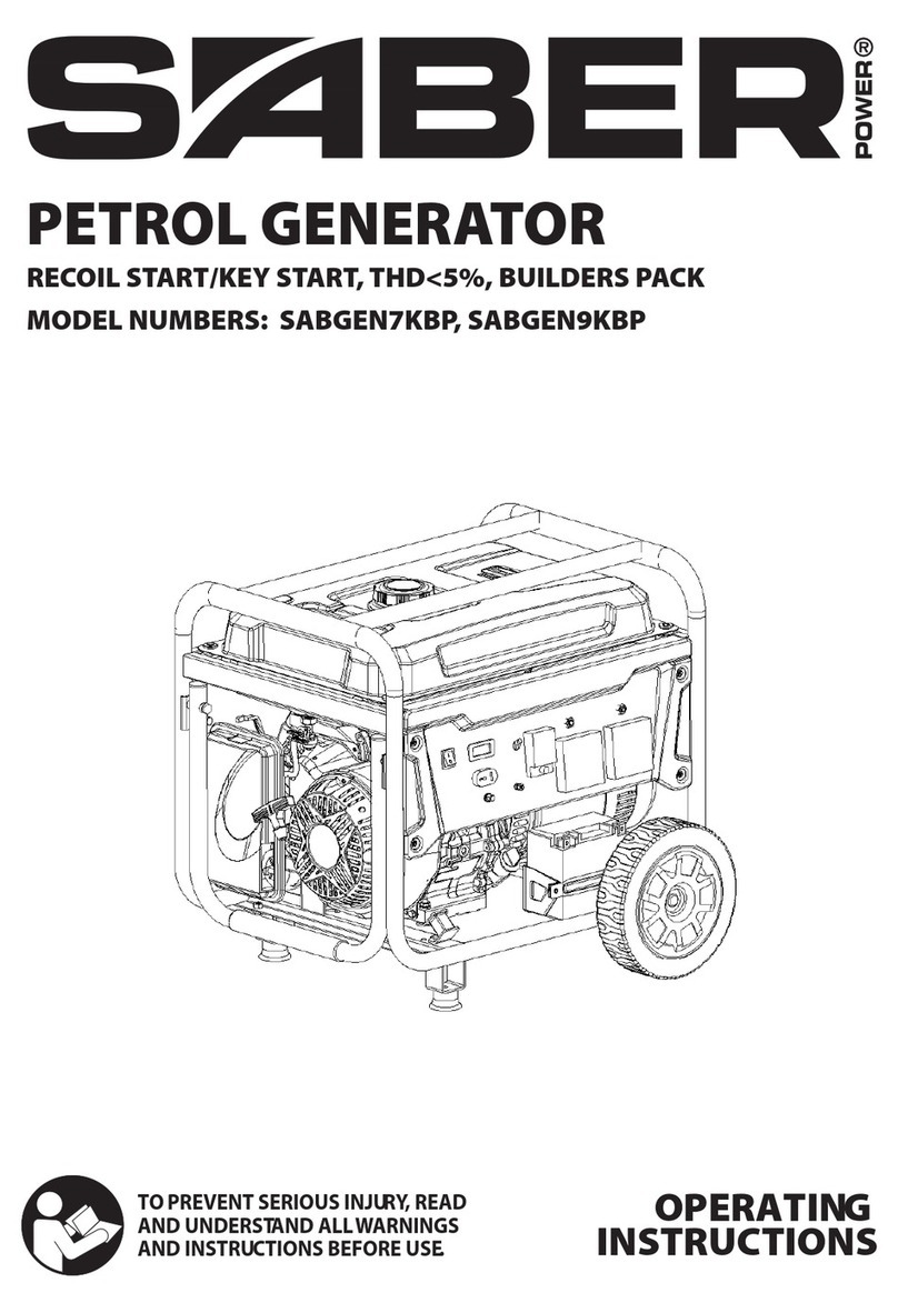 Saber Compact SABGEN7KBP User manual