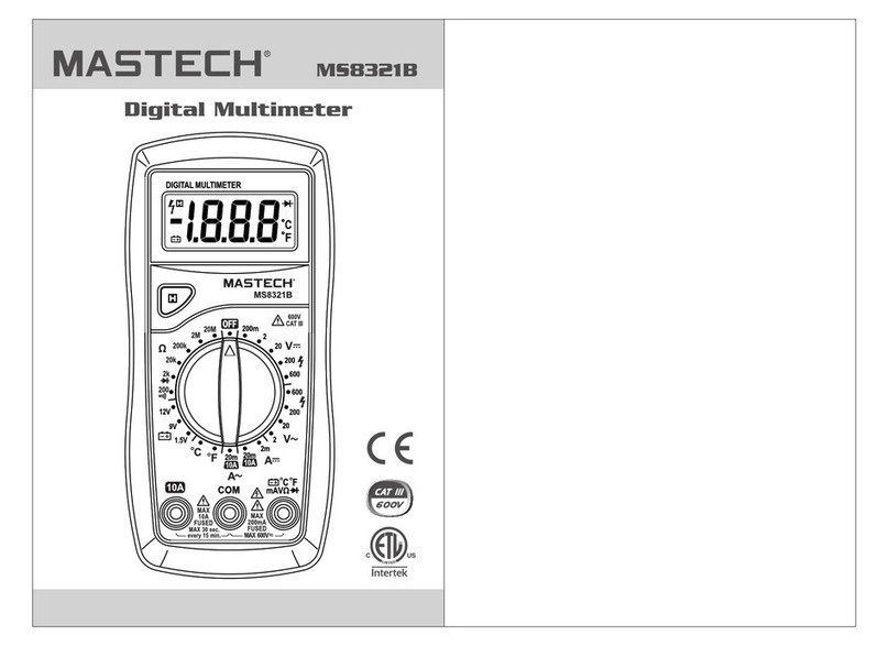 Mastech MS8321B instruction manual