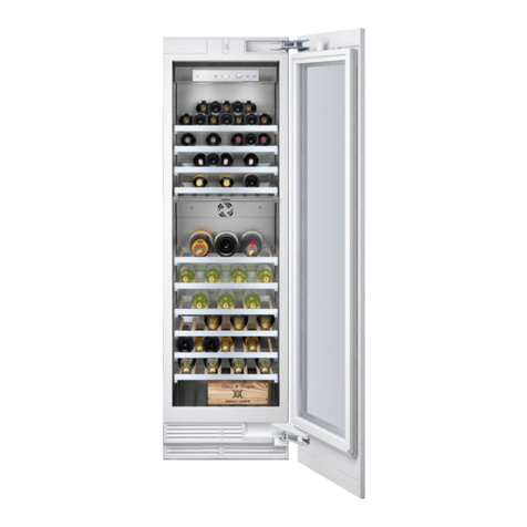 Gaggenau RW 414 operating instructions