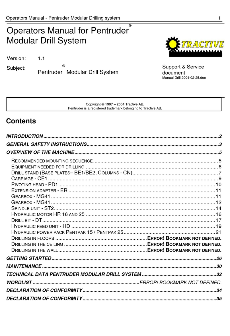 Tractive Pentruder User manual