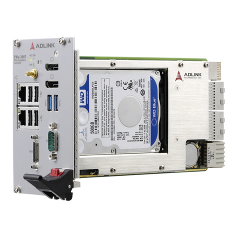 ADLINK Technology PXIe-3987 User manual ADLINK Technology PXIe-3987 User manual