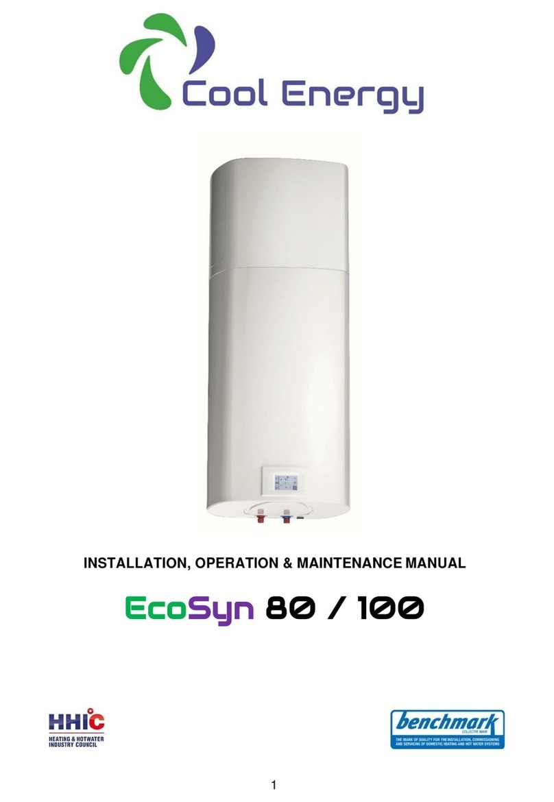 Cool Energy EcoSyn 100 Installation, operation & maintenance manual