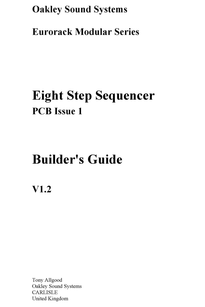 Oakley Eurorack Modular Series Builder's guide