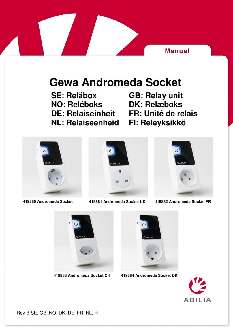 Abilia Gewa Andromeda Series manual