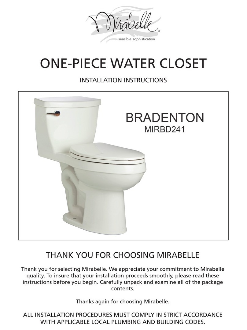 Mirabelle BRADENTON MIRBD241 User manual