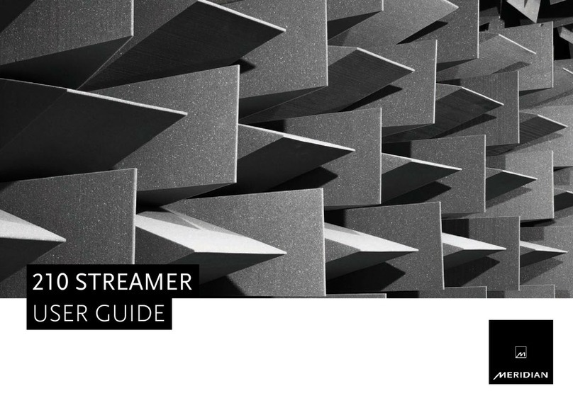 Meridian 210 STREAMER user guide