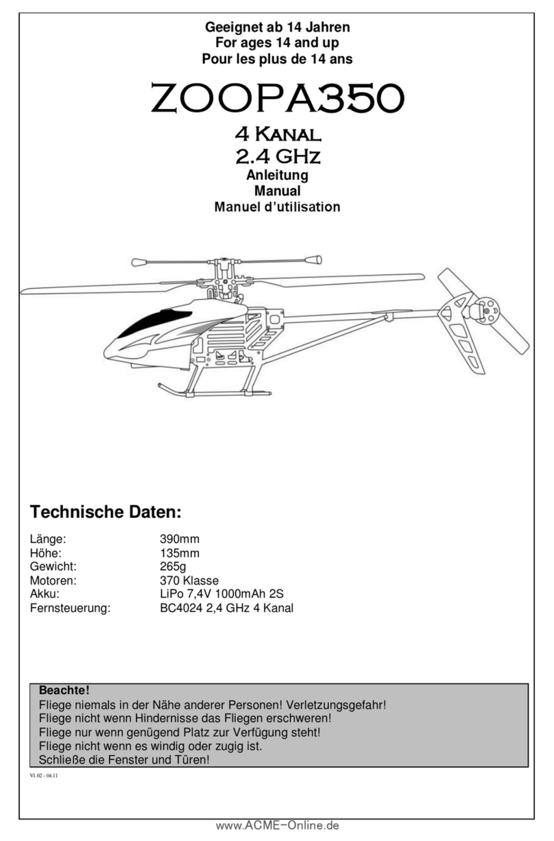 ACME Zoopa 350 User manual