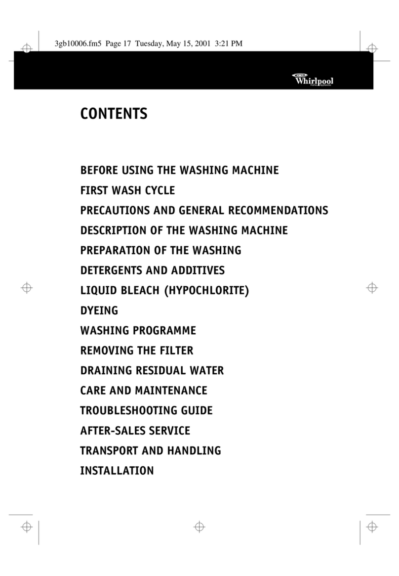 Whirlpool AWM 5500 manual