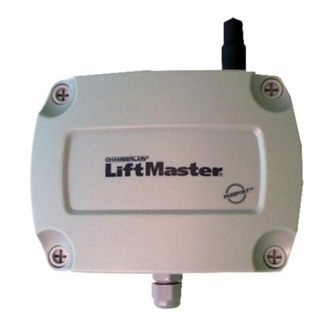 Chamberlain LiftMaster CPT1 Installation and operation instructions