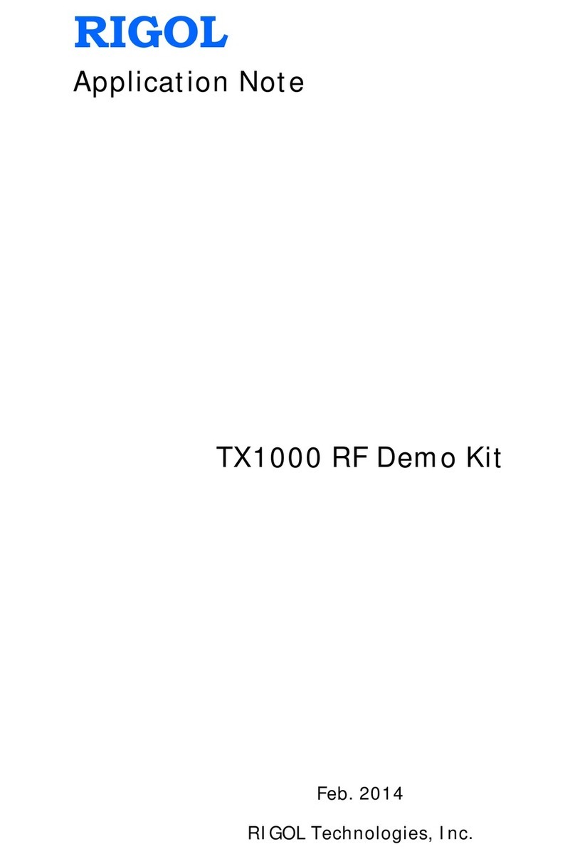 Rigol TX1000 RF Application note