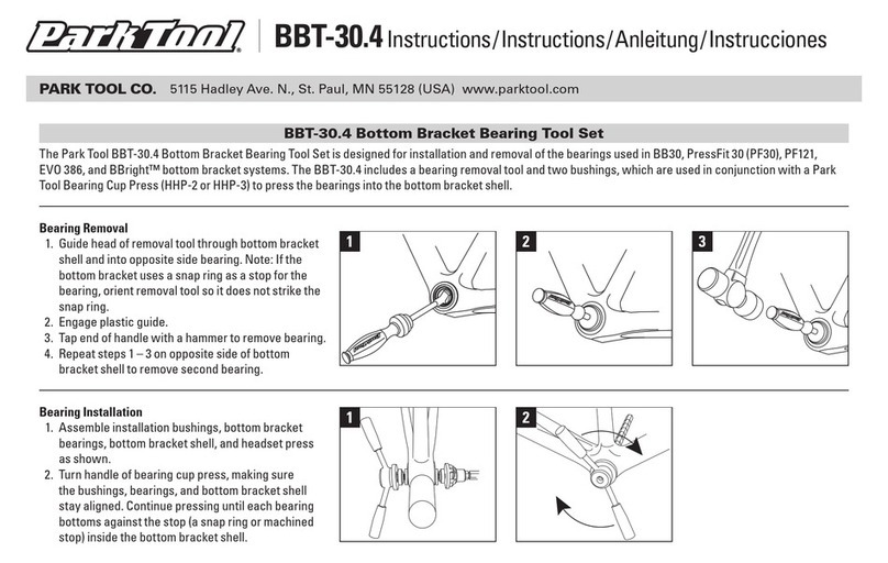 parktool BBT-30.4 User manual