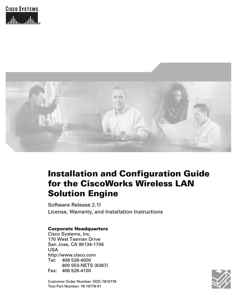 Cisco CiscoWorks WLSE 1130-19 Operator's manual