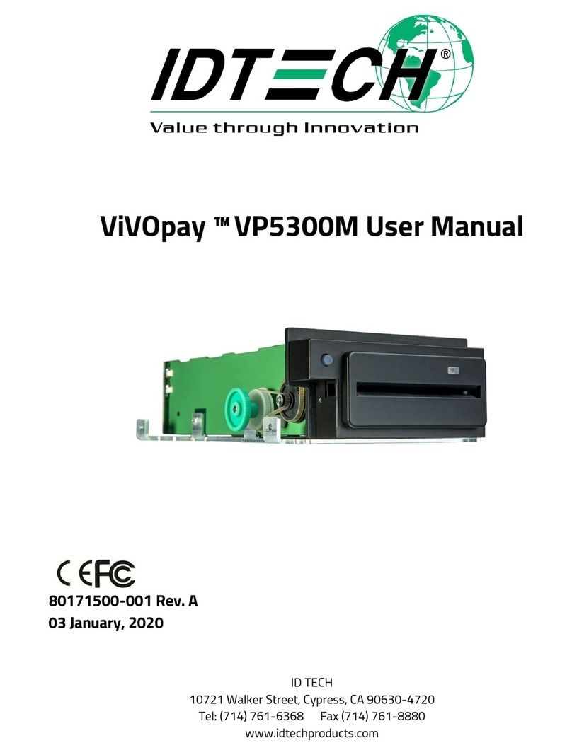 IDTECH ViVOpay VP5300M user manual