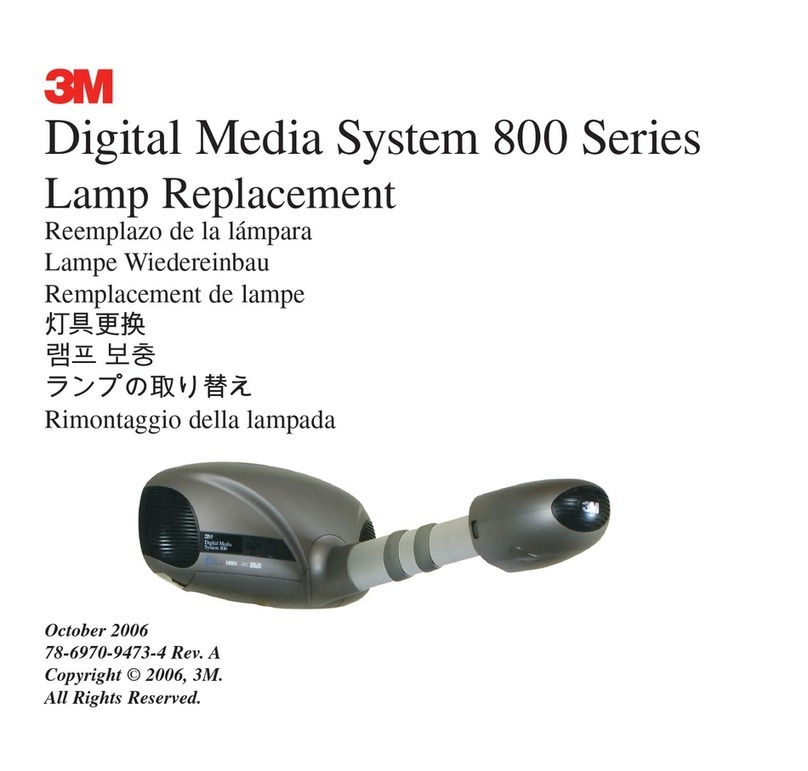 3M Digital Media Systems 800 Series Guide