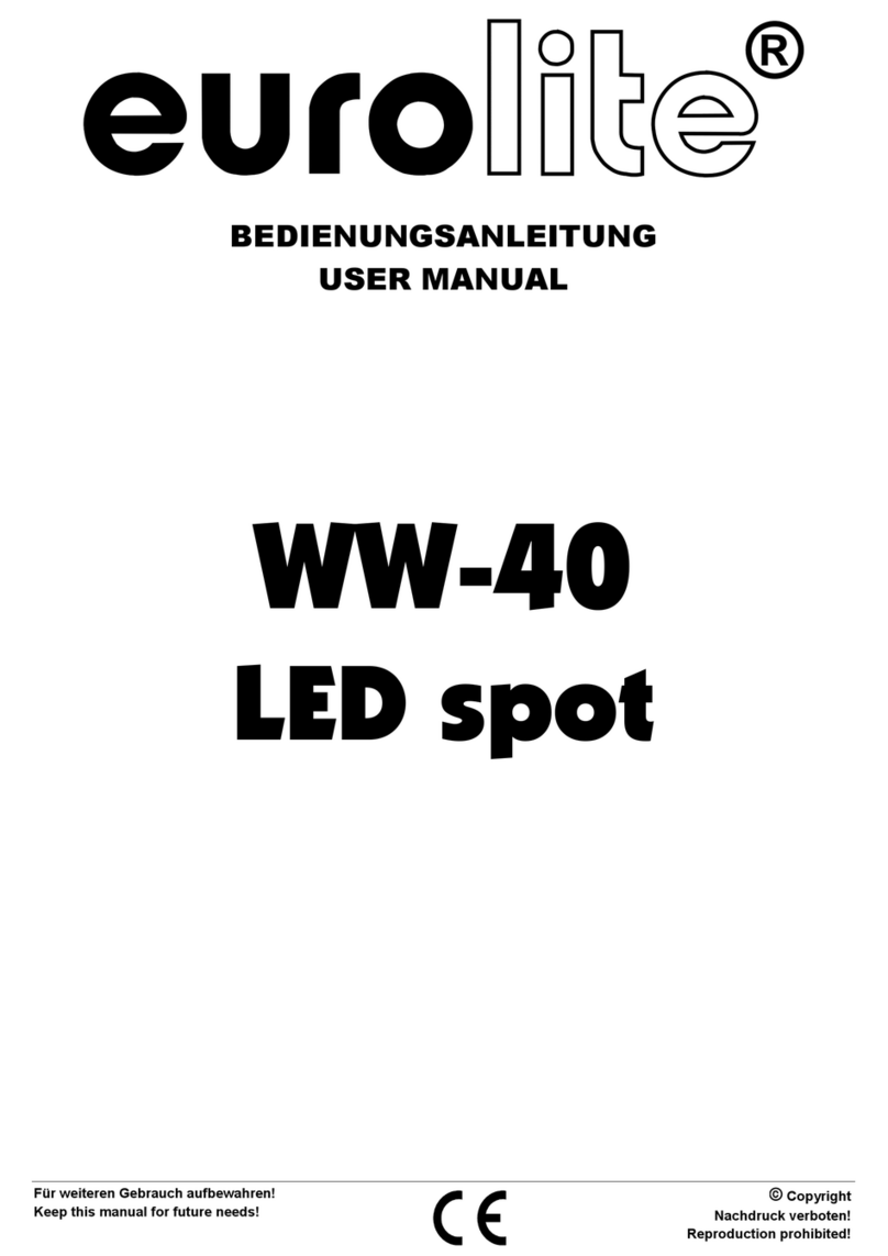 EuroLite WW-40 User manual