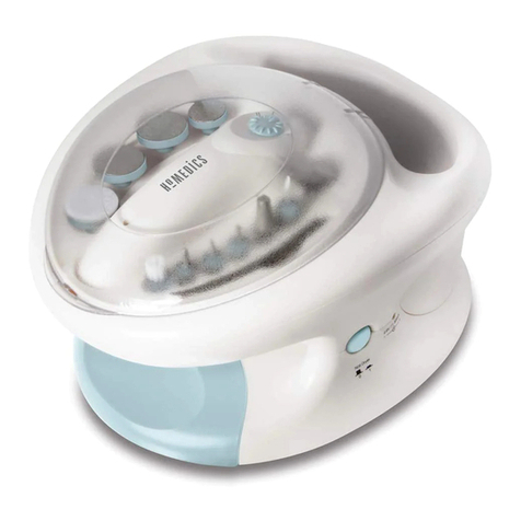 HoMedics Luxury Manicure Spa User manual