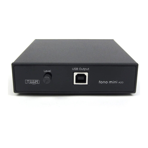 Rega fono mini A2D User manual