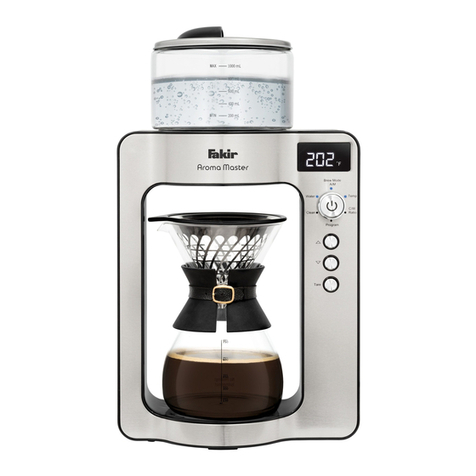 Fakir AROMA MASTER operating instructions