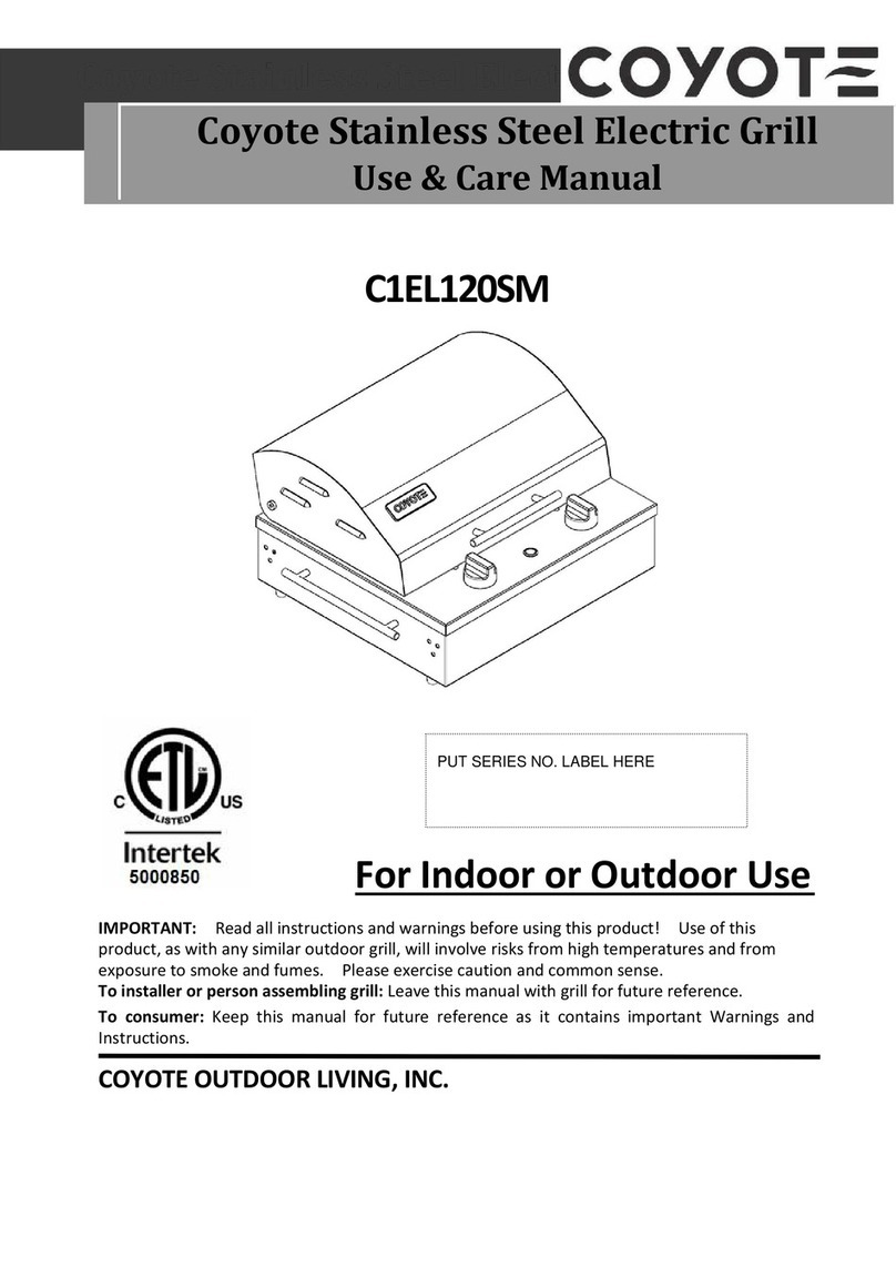 Coyote C1EL120SM User manual