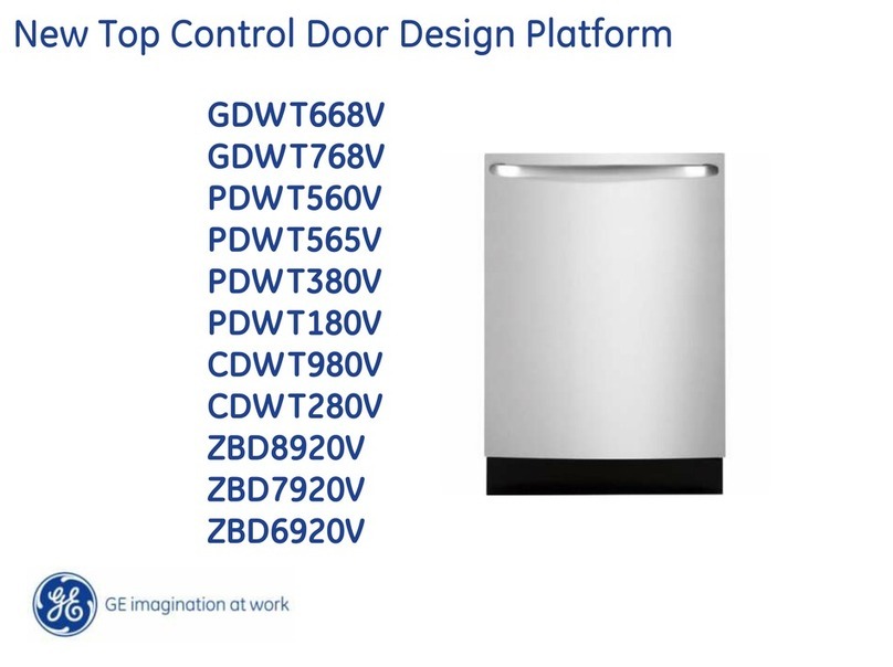 GE GDWT668V User manual