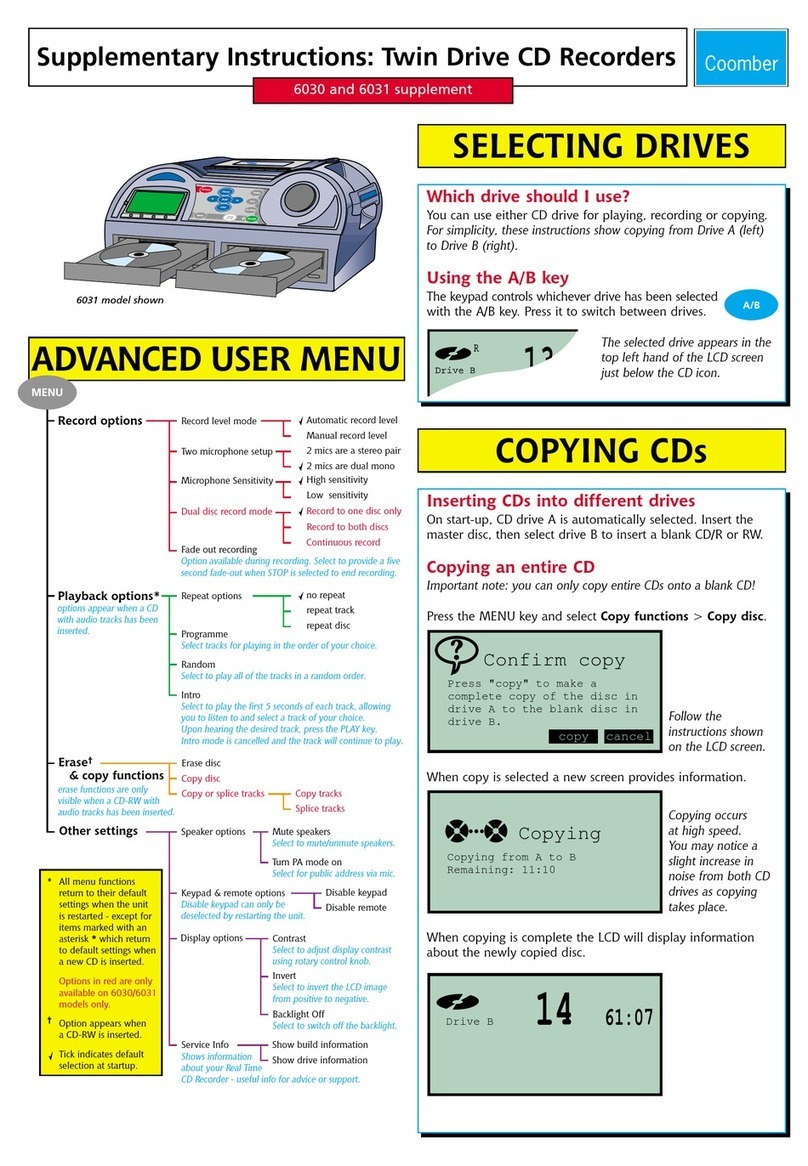 Coomber 6030 Wiring diagram