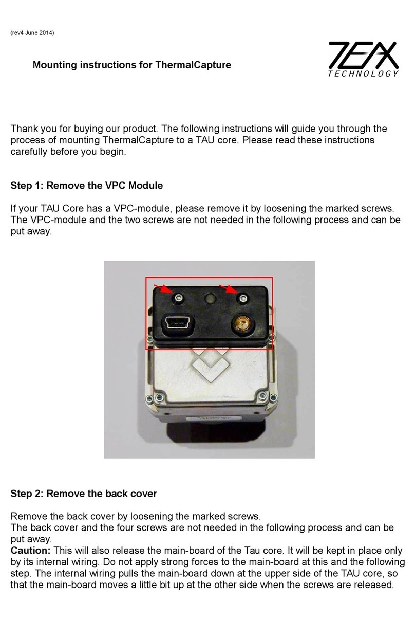 TeAx Technology ThermalCapture Mounting instructions