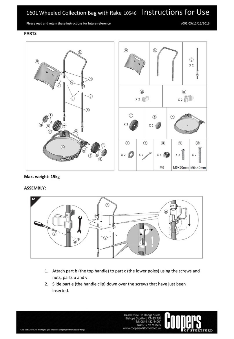 Coopers 10546 Instructions for use