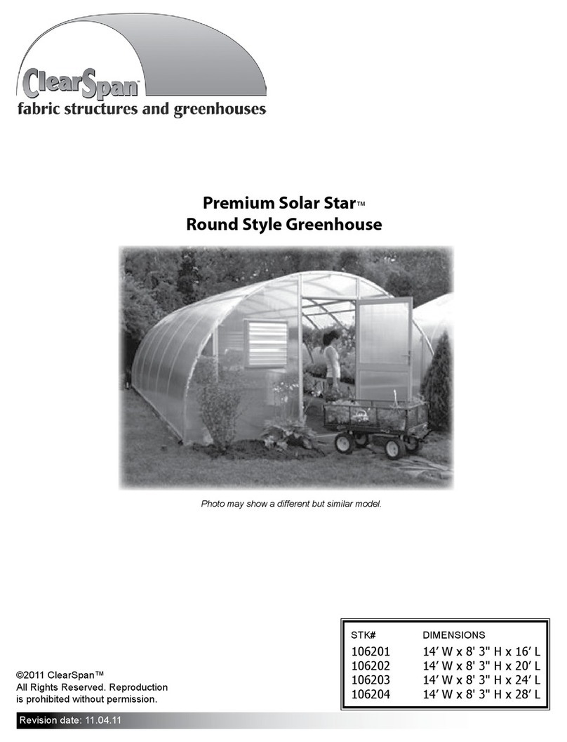 ClearSpan Premium Solar Star instruction manual