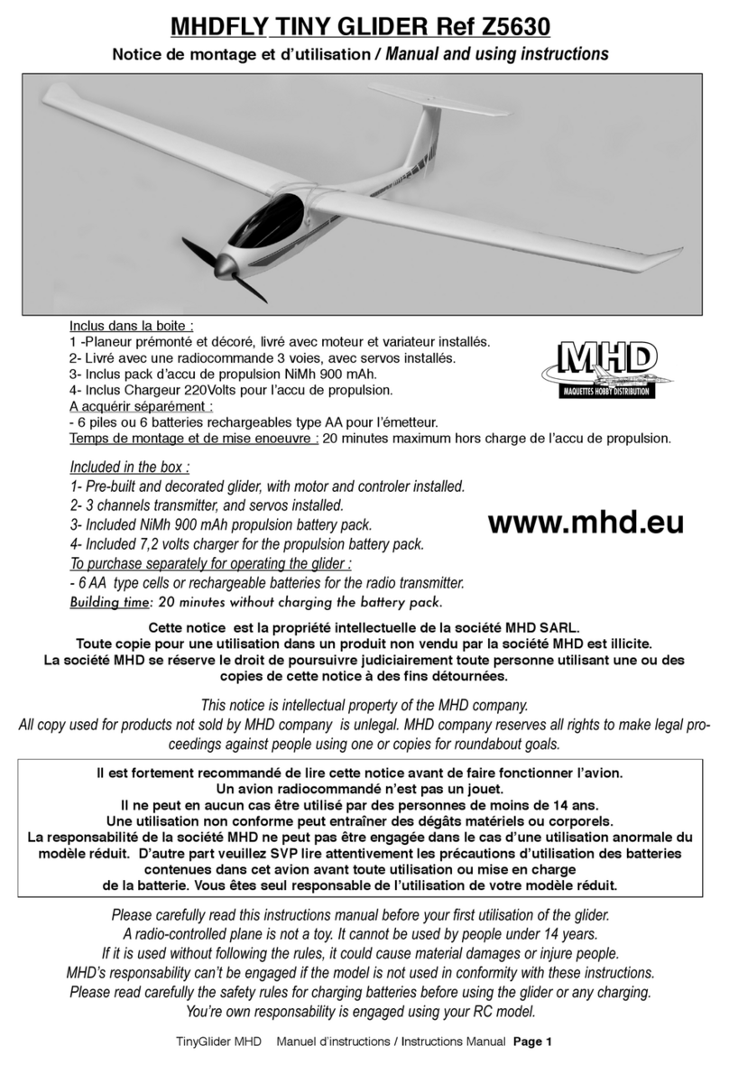 MHD MHDFLY TINY GLIDER Z5630 Manual and using instructions