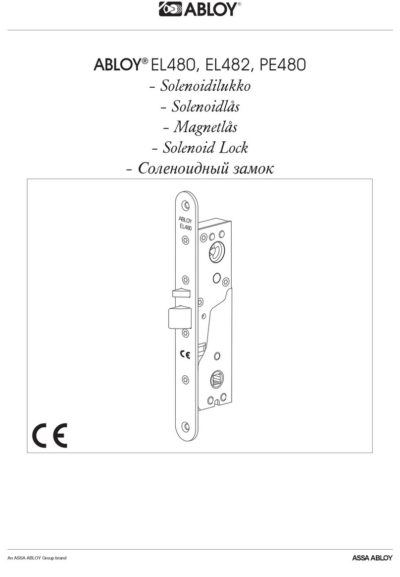 Abloy EL480 User manual