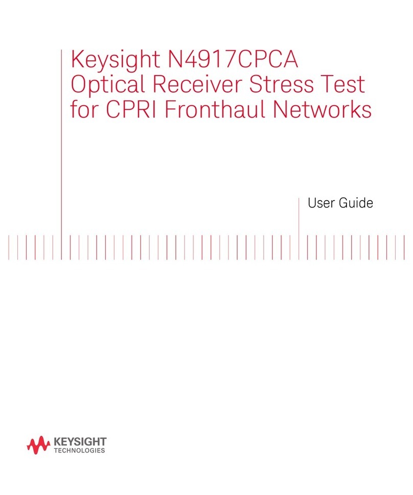 Keysight Technologies N4917CPCA User manual