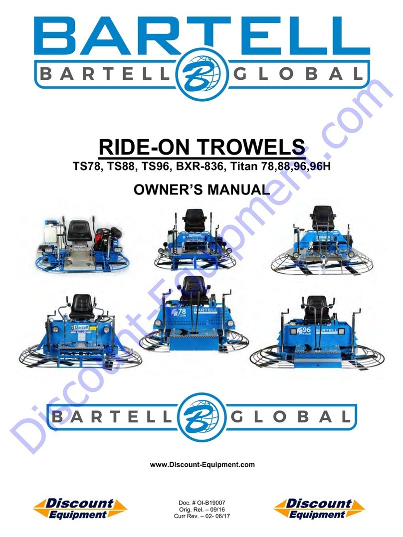 Bartell Global TS78 owner's manual