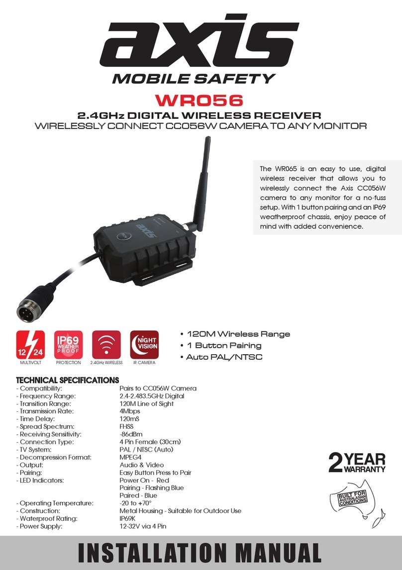 Axis WR056 installation manual