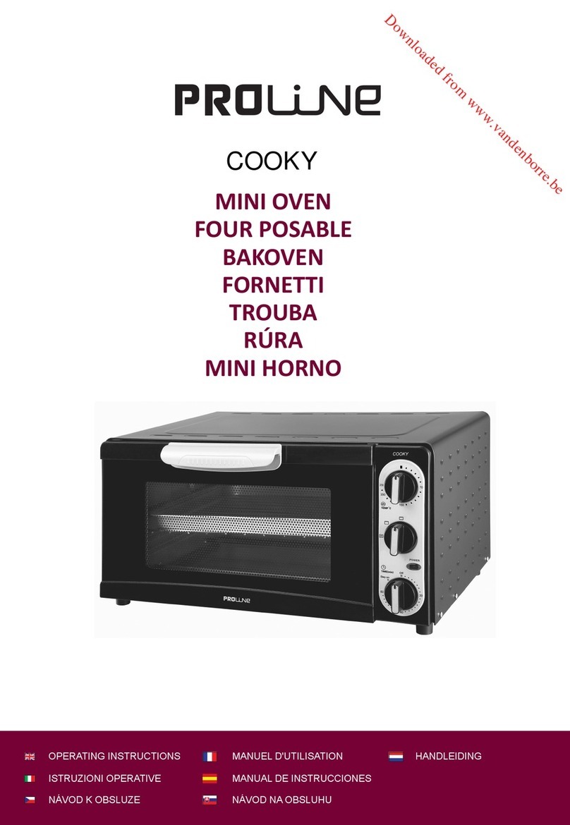 Proline COOKY operating instructions