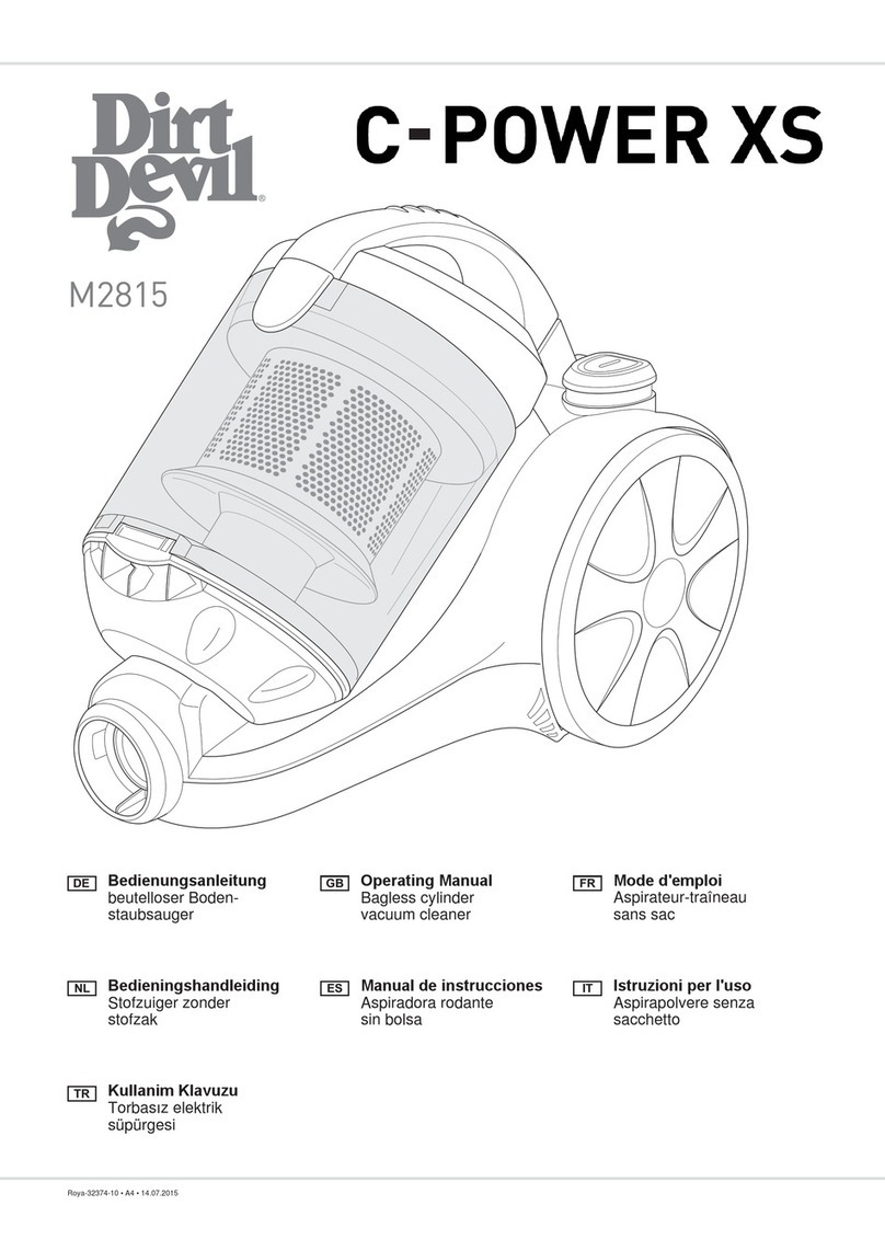 Dirt Devil C-POWER XS operating manual