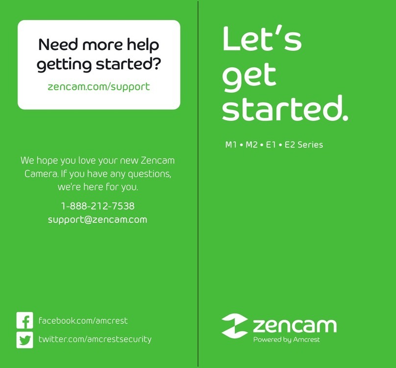 Zencam M1 Series Let's get started