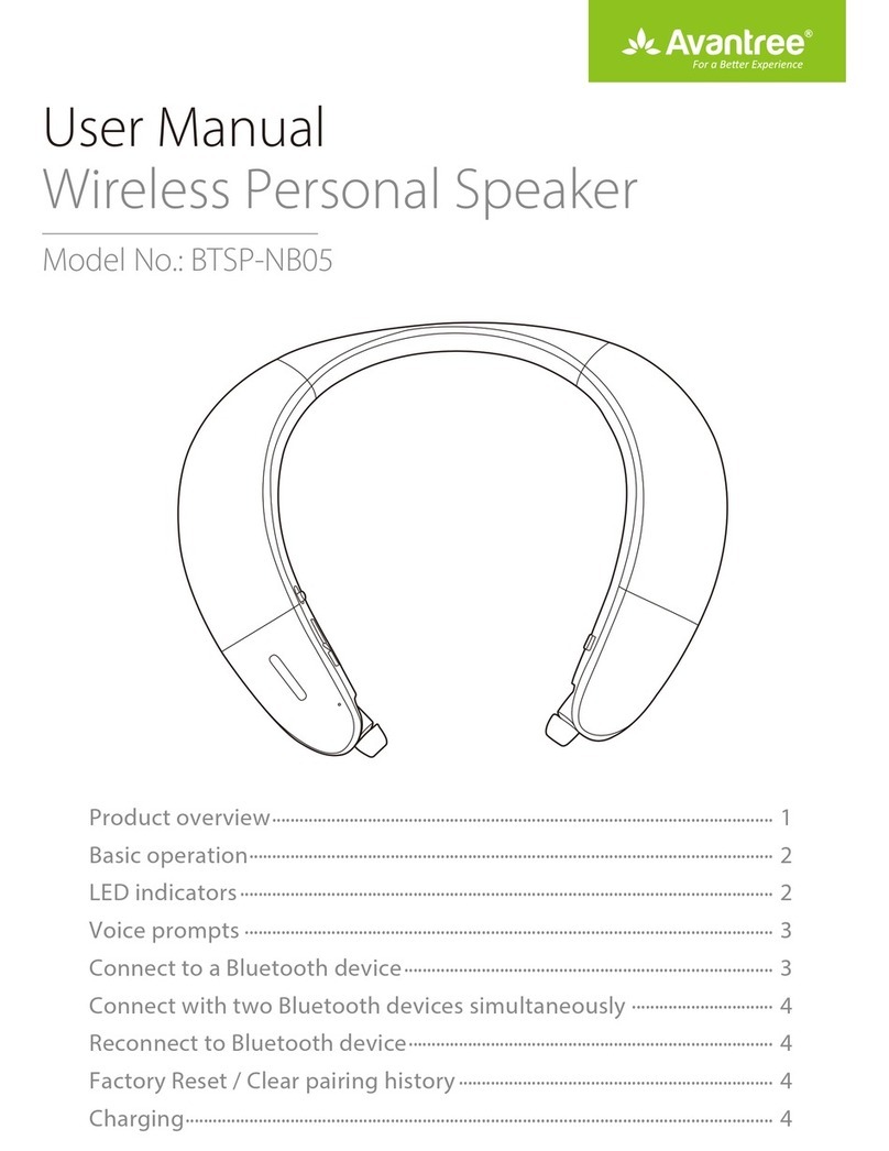 Avantree BTSP-NB05 user manual
