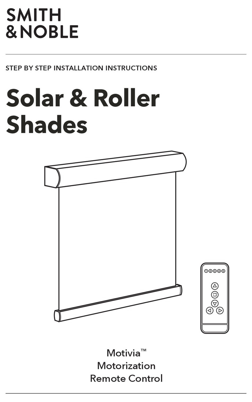 Smith & Noble Solar & Roller Shades Step by step installation instructions Smith & Noble Solar & Roller Shades Step by step installation instructions