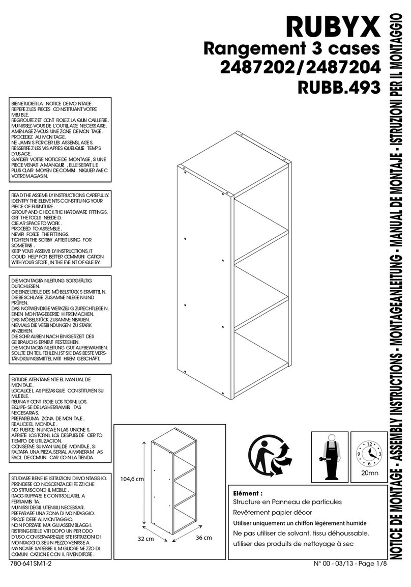RUBYX 2487202 Assembly instructions
