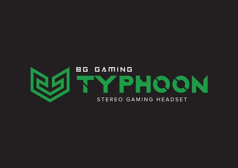 BG Gaming TYPHOON manual