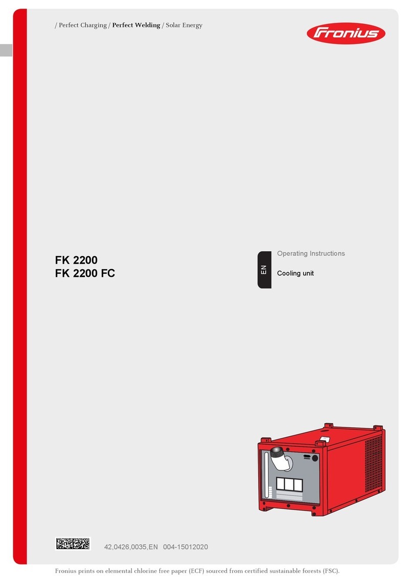 FRO­NIUS FK 2200 operating instructions