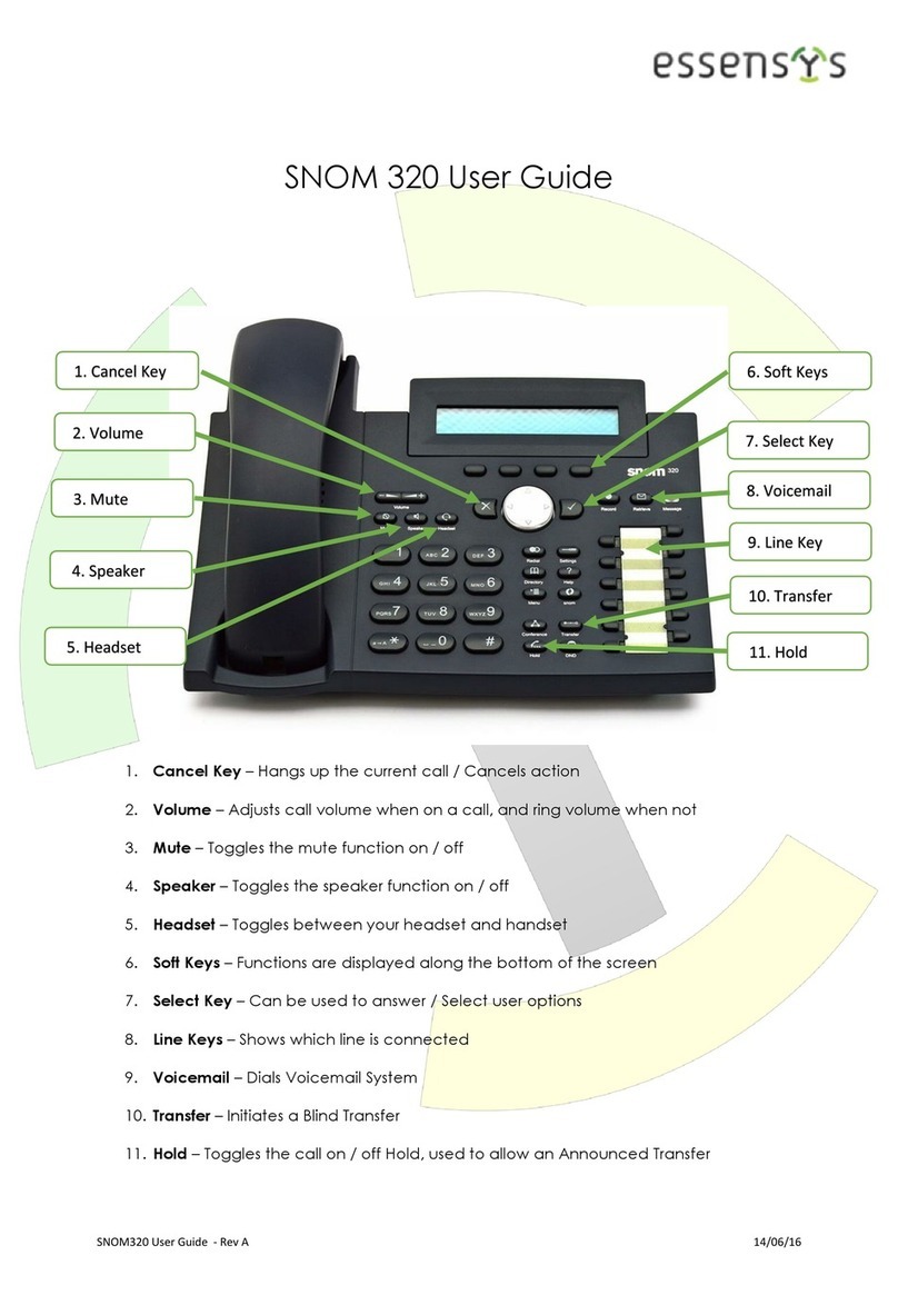 Snom 320 user guide